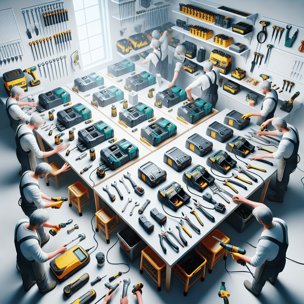 Field technicians use charger assignment methods with Makita-compatible tools across workflow stages to reduce tool downtime.