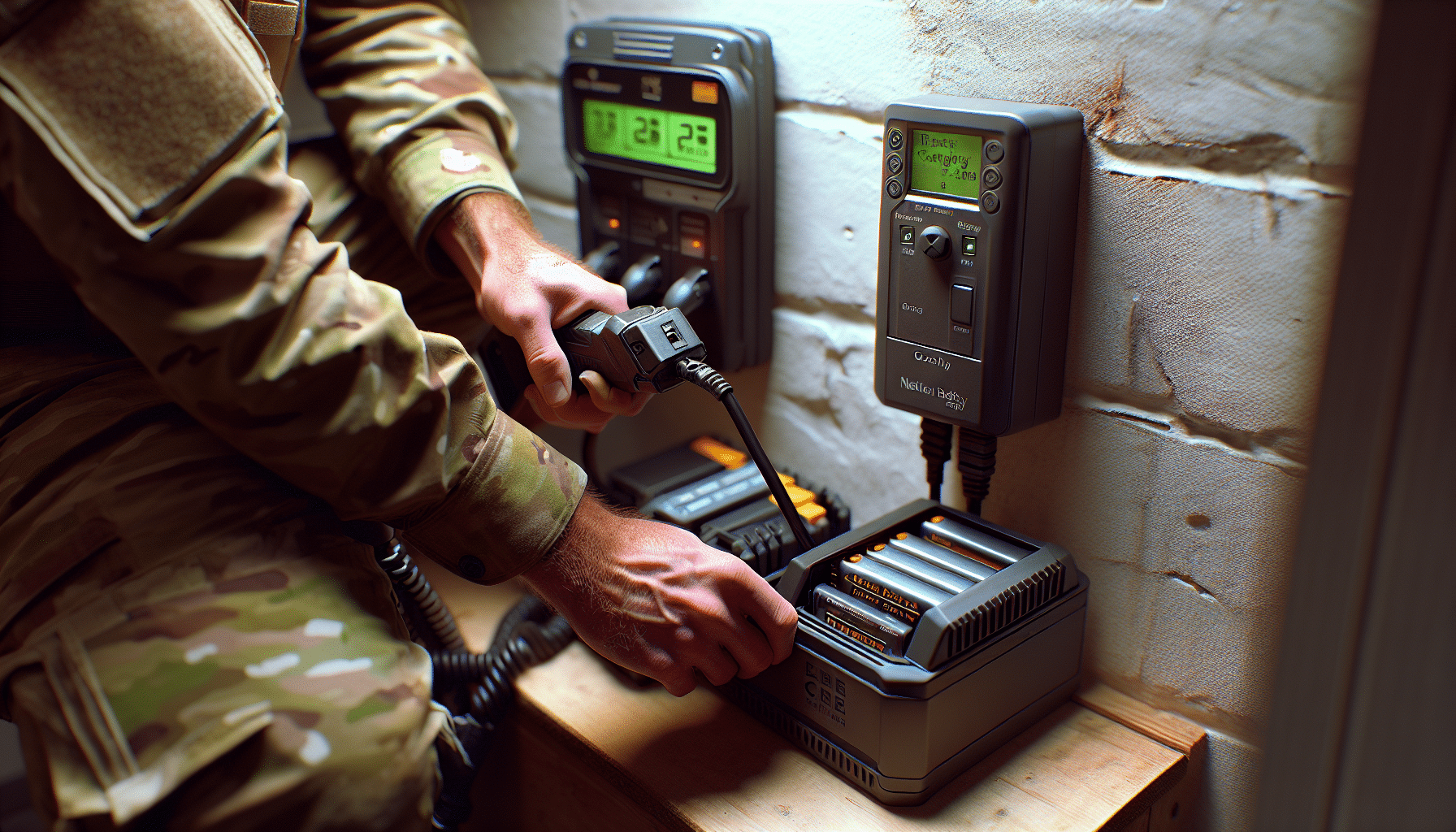 Close-up of Makita OEM vs modern rapid charger setup highlighting battery replacement workflow for productivity boost